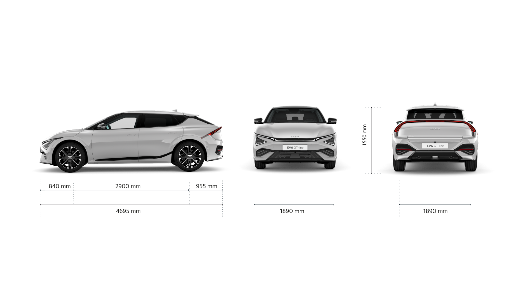 Kia EV6 alle Ansichten